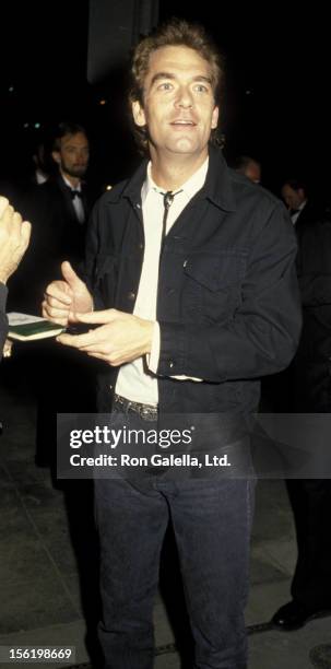 Musician Huey Lewis attends the party for 28th Annual Grammy Awards on February 25, 1986 at Rex Restaurant in Los Angeles, California.