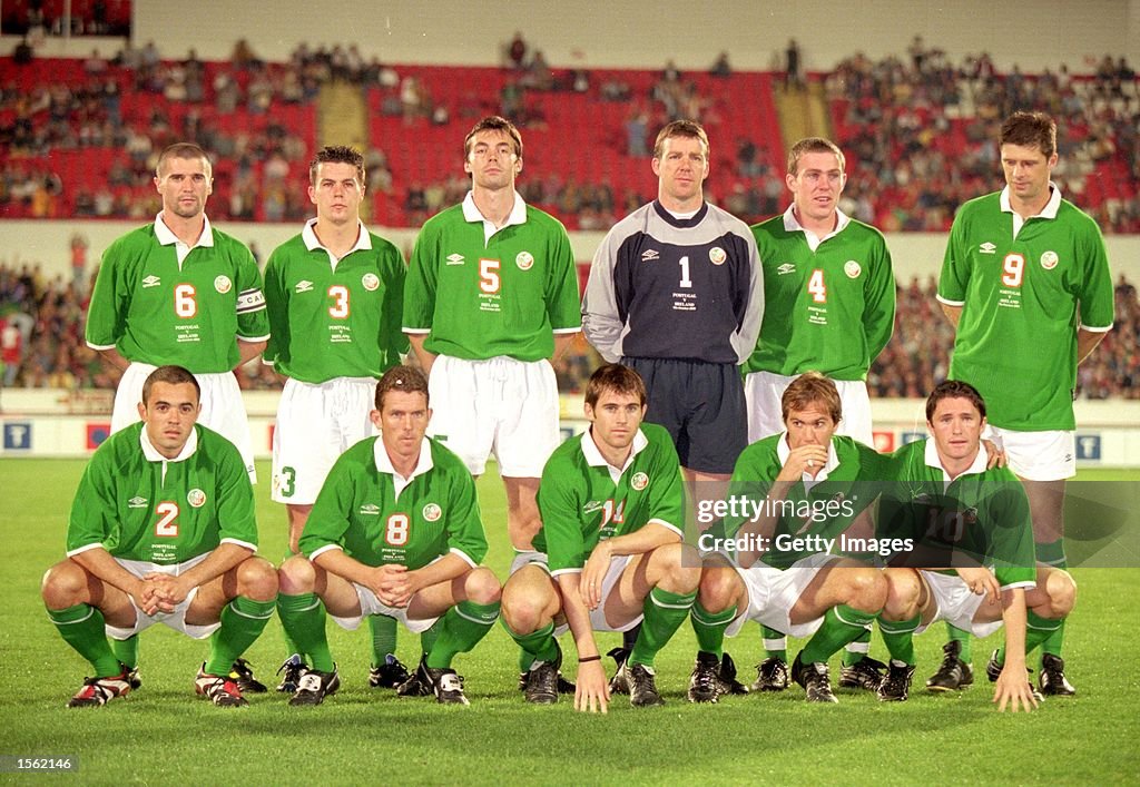 Republic of Ireland line-up