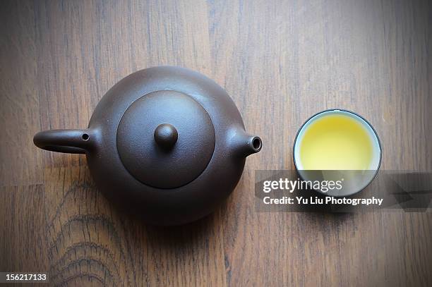 tea set - 急須 ストックフォトと画像