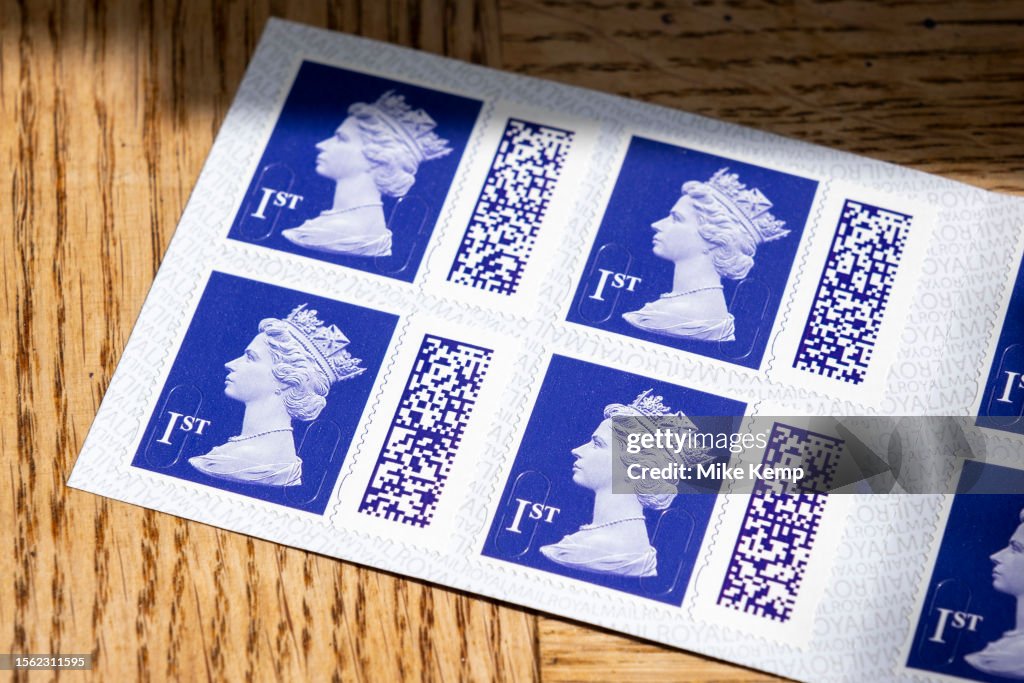 Barcoded Postage Stamps United Kingdom