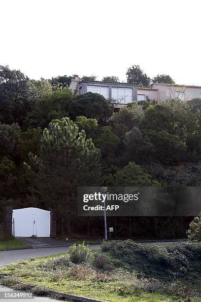 Picture taken on November 12, 2012 shows the house where Andy F shot and killed his parents and twin brothers in the night of August 11 to 12, 2009...