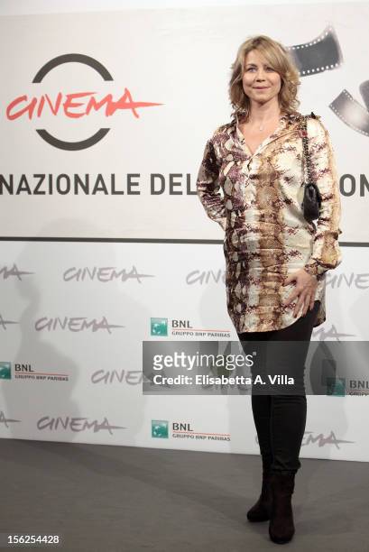 Actress Anne Louise Hassing attends the Goltzius and the Pelican Company Photocall during the 7th Rome Film Festival at Auditorium Parco Della Musica...