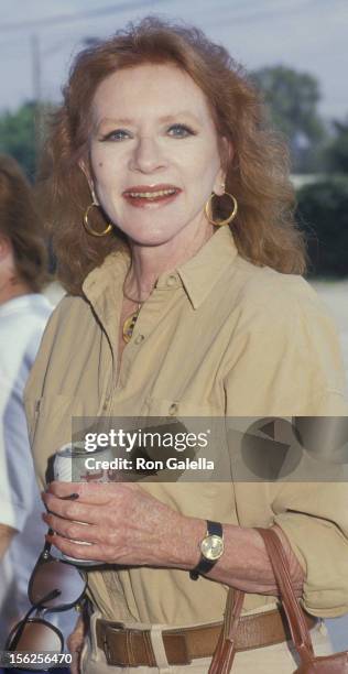 Amanda Blake attends 11th ALPO Actors and Others for Animals Benefit Party on August 30, 1987 at the Burbank Ranch in Burbank, California.