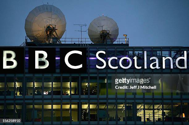 General view of the BBC Scotland headquarters at Pacific Quay on November 12, 2012 in Scotland, United Kingdom. Tim Davie has been appointed the...