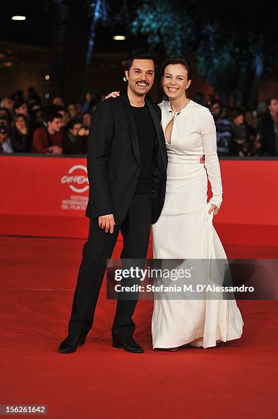 Actress Violante Placido attends 'The Lookout' Premiere during the 7th Rome Film Festival at the Auditorium Parco Della Musica on November 12, 2012...