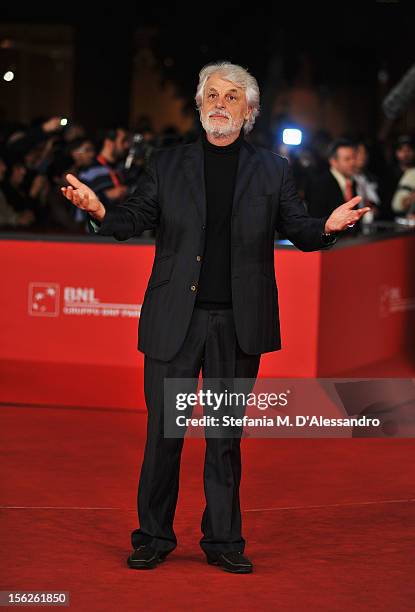 Director Michele Placido attends 'The Lookout' Premiere during the 7th Rome Film Festival at the Auditorium Parco Della Musica on November 12, 2012...