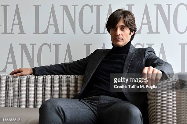 Lino Guanciale attends the 7th Rome Film Festival at Lancia Cafe on November 12, 2012 in Rome, Italy.