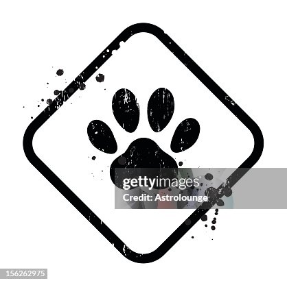 Pawkies Sign Paw Sign High-Res Vector Graphic - Getty Images