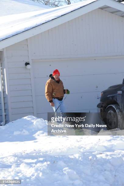 Paul Kranz, father of Paula Broadwell, outside his home in Bismarck, North Dakota.