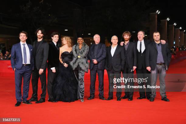 Ramsey Nasr, Giulio Berruti, Flavio Parenti, Anne Louise Hassing, director Peter Greenaway and guests attends the 'Goltzius And The Pelican Company'...