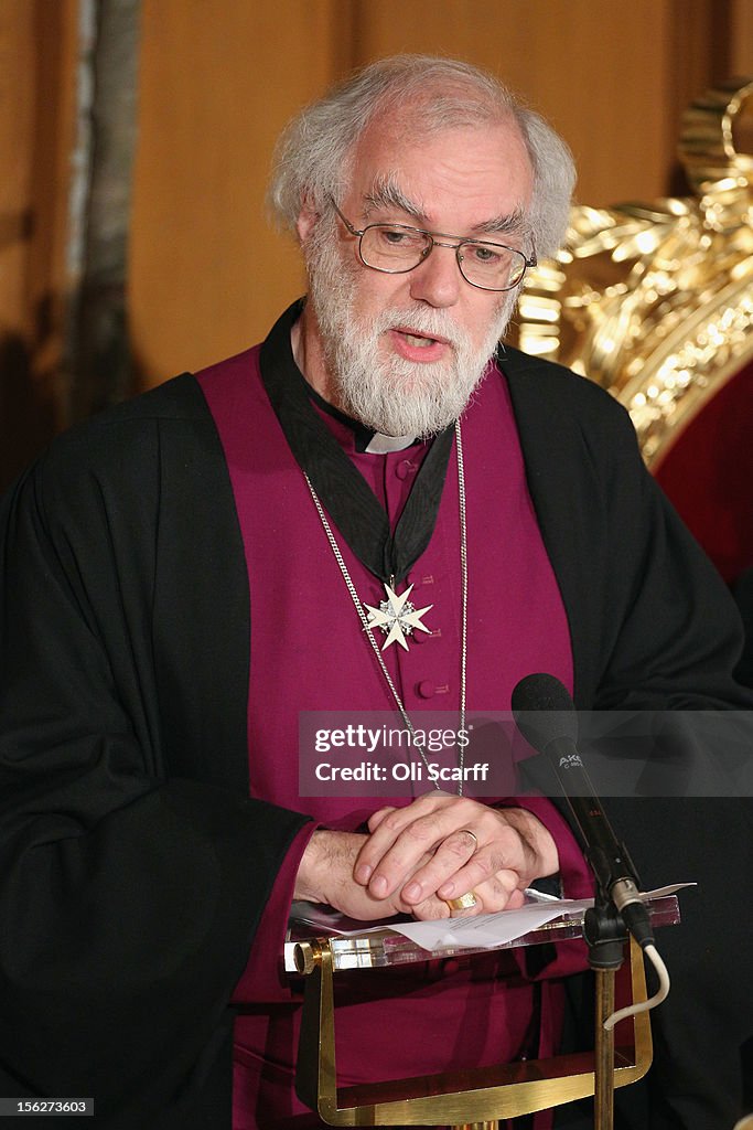 Prime Minister David Cameron Attends The Lord Mayor's Banquet