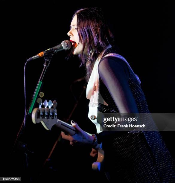 British singer Kate Nash performs live during a concert at the Magnet on November 12, 2012 in Berlin, Germany.