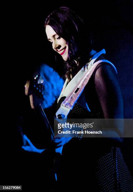 British singer Kate Nash performs live during a concert at the Magnet on November 12, 2012 in Berlin, Germany.