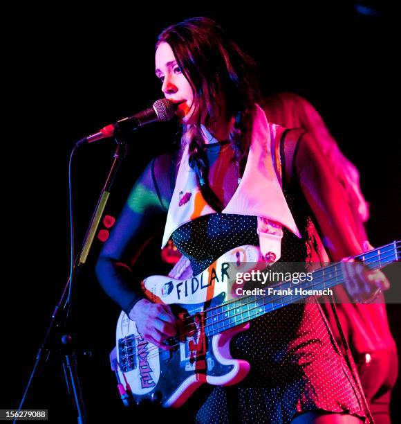 British singer Kate Nash performs live during a concert at the Magnet on November 12, 2012 in Berlin, Germany.