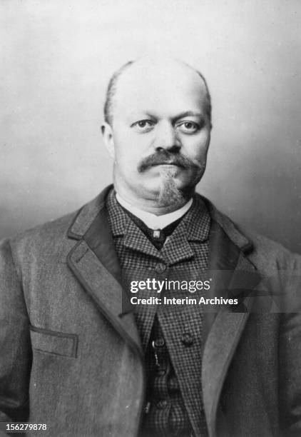 Portrait of African American businessman Warren Coleman who founded the first African American owned and operated textile mill, located in Concord,...