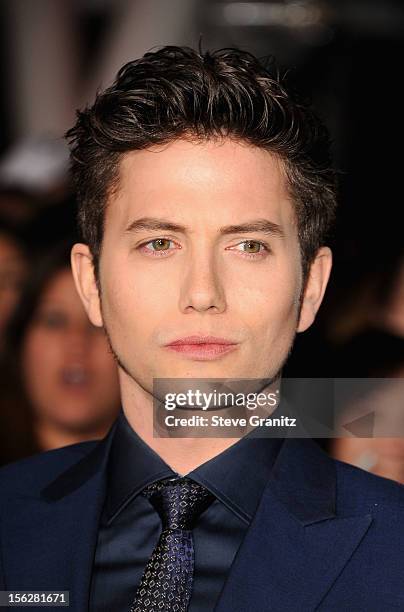 Actor Jackson Rathbone arrives at "The Twilight Saga: Breaking Dawn - Part 2" Los Angeles premiere at Nokia Theatre L.A. Live on November 12, 2012 in...