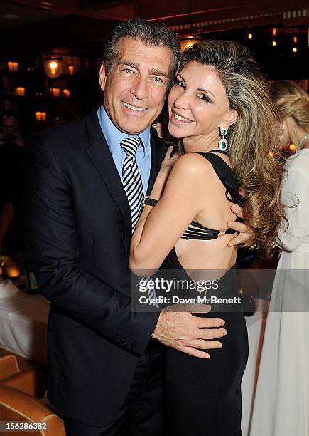 Steve Varsano and Lisa Tchenguiz attend the de Grisogono private dinner at 17 Berkeley St on November 12, 2012 in London, England.