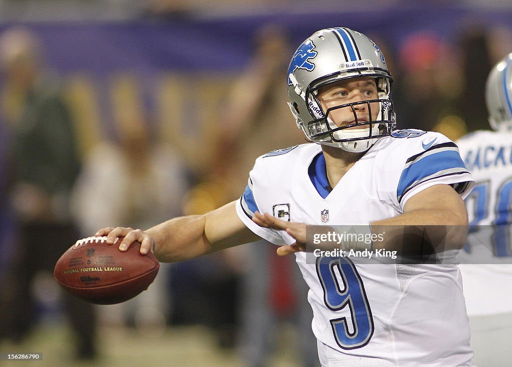 Detroit Lions v Minnesota Vikings