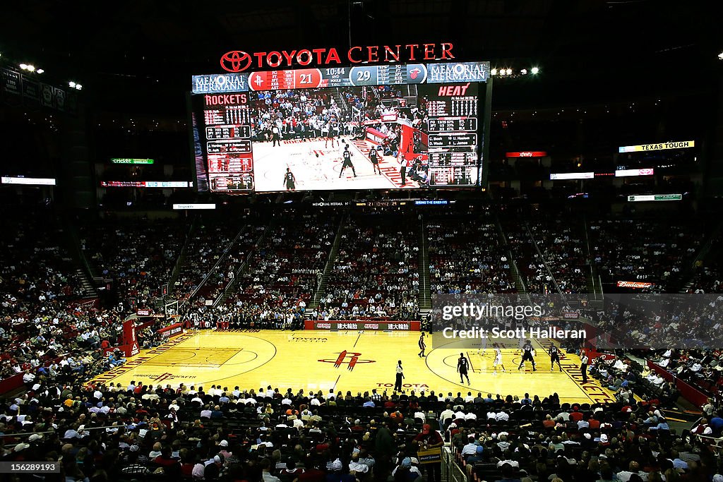 Miami Heat v Houston Rockets