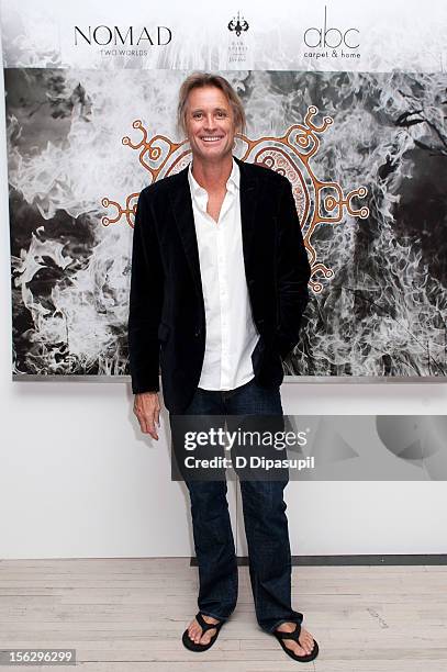 Russell James attends the Raw Spirit - Fire Tree fragrance oil and Nomad Two Worlds book launch event at ABC Carpet & Home on November 12, 2012 in...