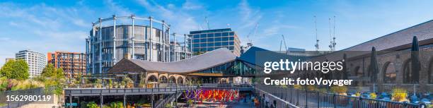 london coal drops yard shopping dining apartments development kings cross - kings cross london stock pictures, royalty-free photos & images