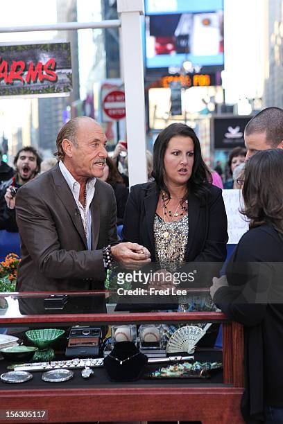 Les Gold and Ashley Broad of "Harcore Pawn" appear on "Good Morning America," 11/12/12, airing on the Walt Disney Television via Getty Images...