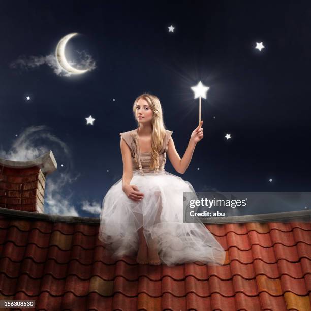 fata stelle - fata foto e immagini stock