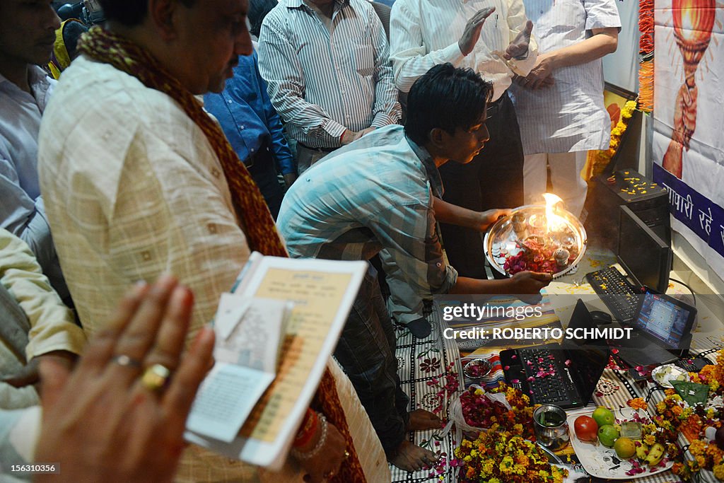 INDIA-RELIGION-DIWALI-TRADERS