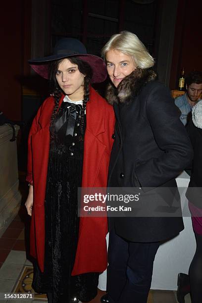 Soko and Vanessa Bruno attend the Fooding Awards 2013 - New Guide Launch And Celebration at Les Beaux-Arts de Paris on November 12, 2012 in Paris,...