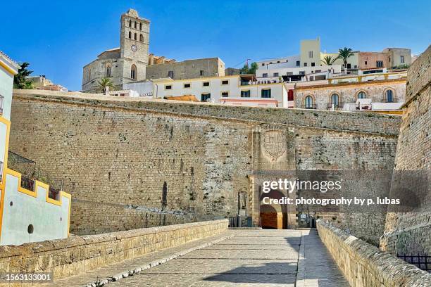 the island of ibiza, spain - ibiza town stock pictures, royalty-free photos & images