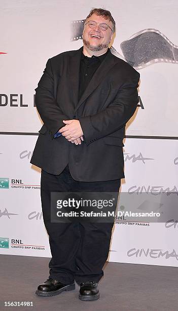 Executive producer Guillermo del Toro attends the 'Rise Of The Guardians' Photocall during the 7th Rome Film Festival at Auditorium Parco Della...