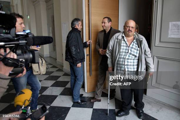 French doctor Christian Capobianco leaves the Ajaccio courthouse, in the French mediterranean island of Corsica, on November 13, 2012. Capobianco is...