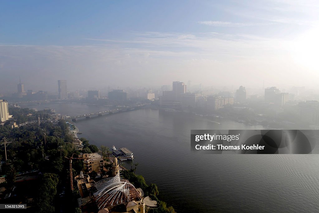 Cairo Cityscapes In Smog