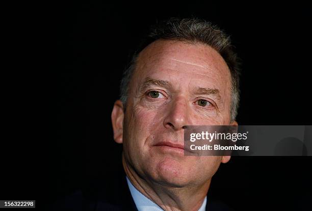 Steven C. Witkoff, chairman and chief executive officer of Witkoff Group LLC, listens during a panel discussion at the Bloomberg Commercial Real...