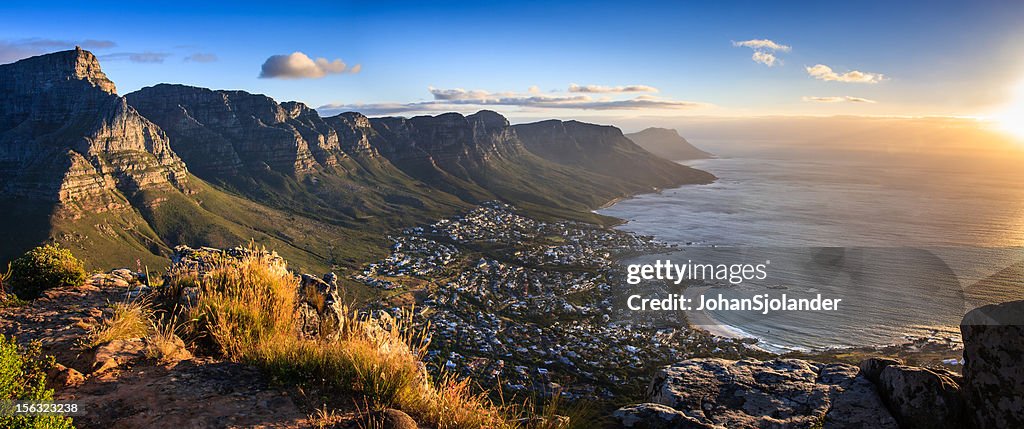 Cape Town Sonnenuntergang Panorama