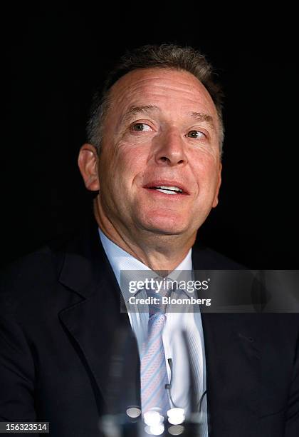 Steven C. Witkoff, chairman and chief executive officer of Witkoff Group LLC, speaks during a panel discussion at the Bloomberg Commercial Real...