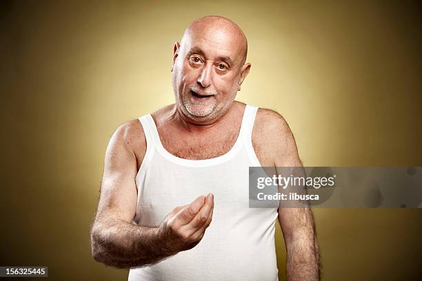 italian gesto serie: "¿qué?" - hombre italiano fotografías e imágenes de stock