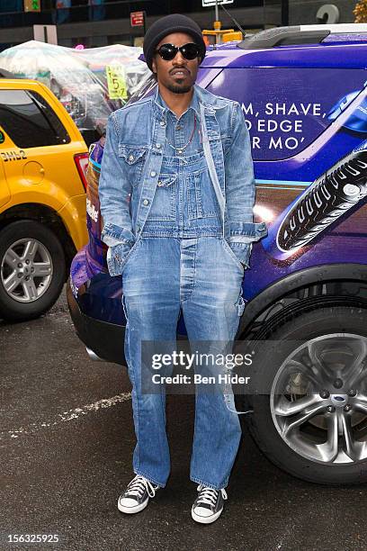 Andre 3000 attends the Gillette "Movember" Event on November 13, 2012 in New York City.