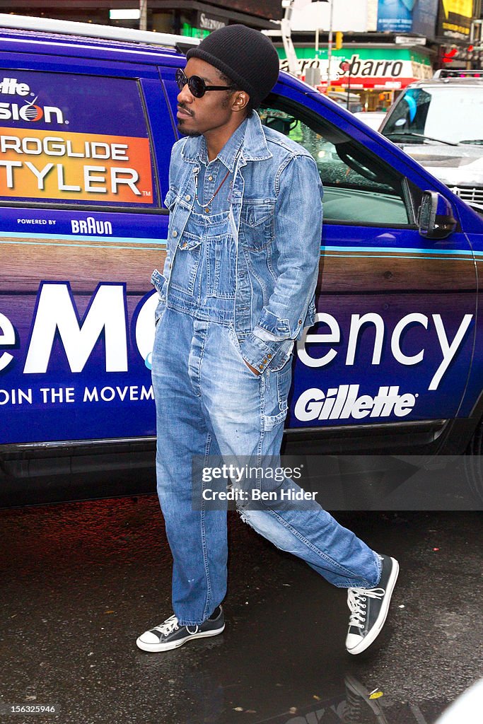 Andre 3000 And Gillette "Movember" Event