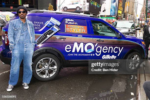 Andre 3000 attends the Gillette "Movember" Event on November 13, 2012 in New York City.