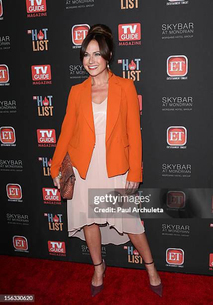 Actress Nikki Deloach attends the TV Guide Magazine Hot List Party at SkyBar at the Mondrian Los Angeles on November 12, 2012 in West Hollywood,...