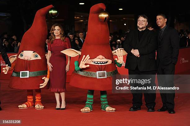 Executive producer Guillermo del Toro, producer Christina Steinberg and director Peter Ramsey attend 'Rise Of The Guardians' Premiere during The 7th...