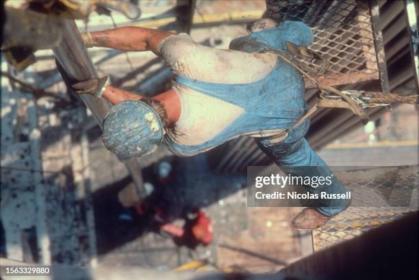 Man Riding On Rigs 738 Texas Oil Rigs Stock Photos, High-Res Pictures, and Images - Getty ...