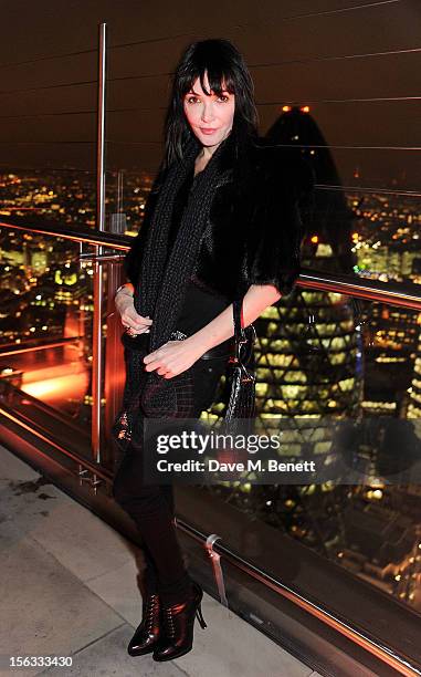 Annabelle Neilson attends the opening of new restaurant SushiSamba London in Heron Tower on November 13, 2012 in London, England.