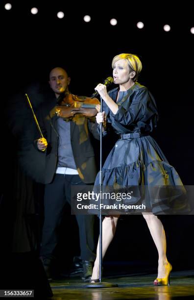 French singer Patricia Kaas performs live during a concert at the Admiralspalast on November 13, 2012 in Berlin, Germany.