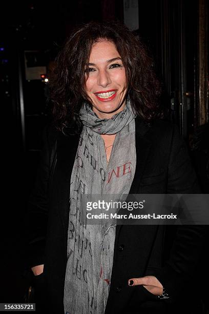 Anne Depetrini poses during the 'L'Aventure' 9th Anniversary Celebration at L'Aventure on November 13, 2012 in Paris, France.