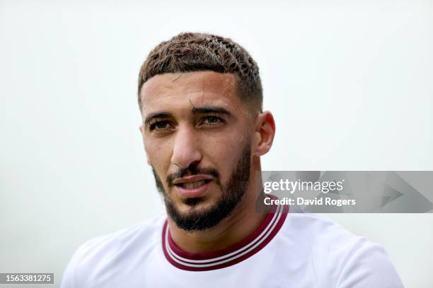 Said Benrahma of West Ham United looks on during the pre-season friendly match between Dagenham & Redbridge and West Ham United at Chigwell...