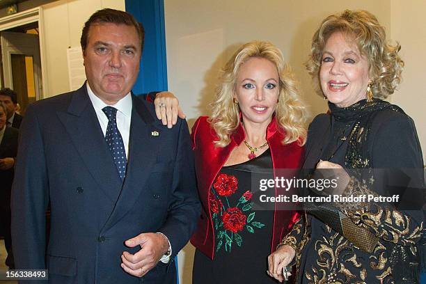 Prince and Princess Charles of Bourbon-Two Sicilies, and Princess Camilla's mother Edoarda Crociani attend the Royal House of Bourbon-Two Sicilies...