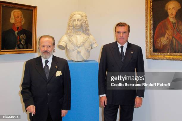 Prince Charles of Bourbon-Two Sicilies and italian financier, ambassador Antonio Benedetto Spada attend the Royal House of Bourbon-Two Sicilies...