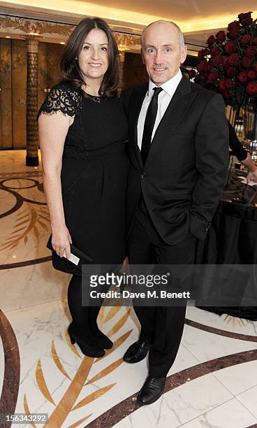 Sandra McGuigan and Barry McGuigan attend the Cartier Racing Awards 2012 at The Dorchester on November 13, 2012 in London, England.